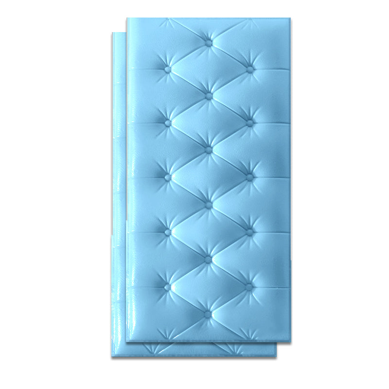 Contemporary Wall Covering Paneling Textured Wall Interior Water Proof Upholstered Plank Light Blue Clearhalo 'Flooring 'Home Improvement' 'home_improvement' 'home_improvement_wall_paneling' 'Wall Paneling' 'wall_paneling' 'Walls & Ceilings' Walls and Ceiling' 7080014