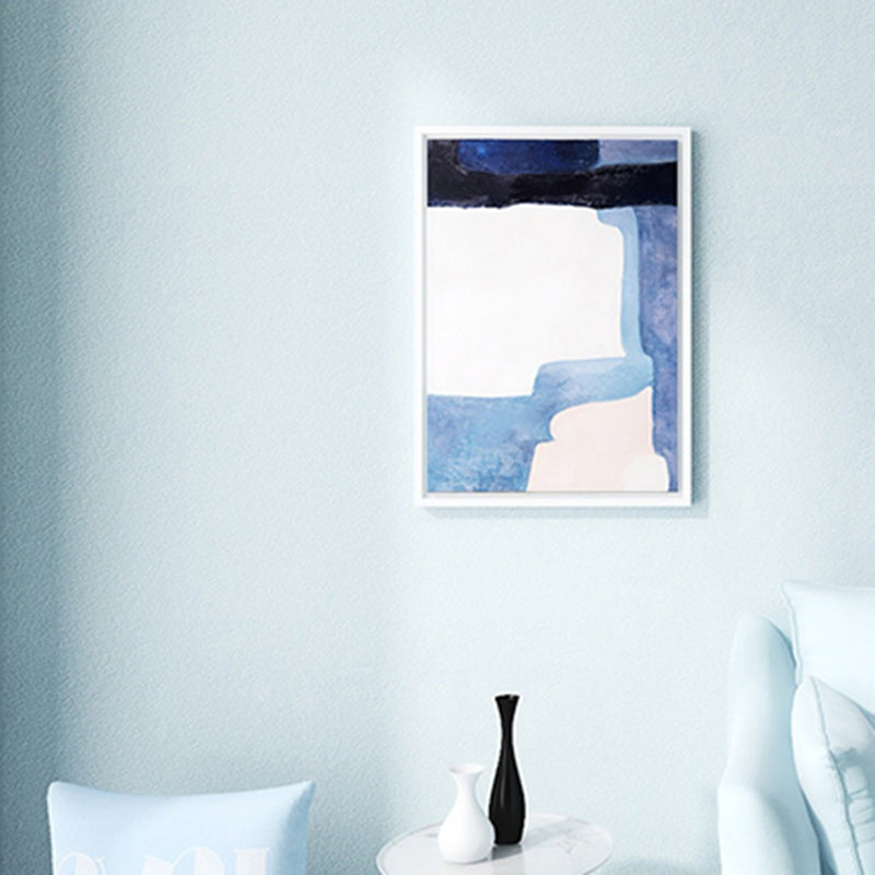 Contemporary Pearl Wainscoting PVC Wall Access Panel Peel and Stick Foam Baseboard Light Blue 9'2\ (280cm) Clearhalo 'Flooring 'Home Improvement' 'home_improvement' 'home_improvement_wall_paneling' 'Wall Paneling' 'wall_paneling' 'Walls & Ceilings' Walls and Ceiling' 7080021