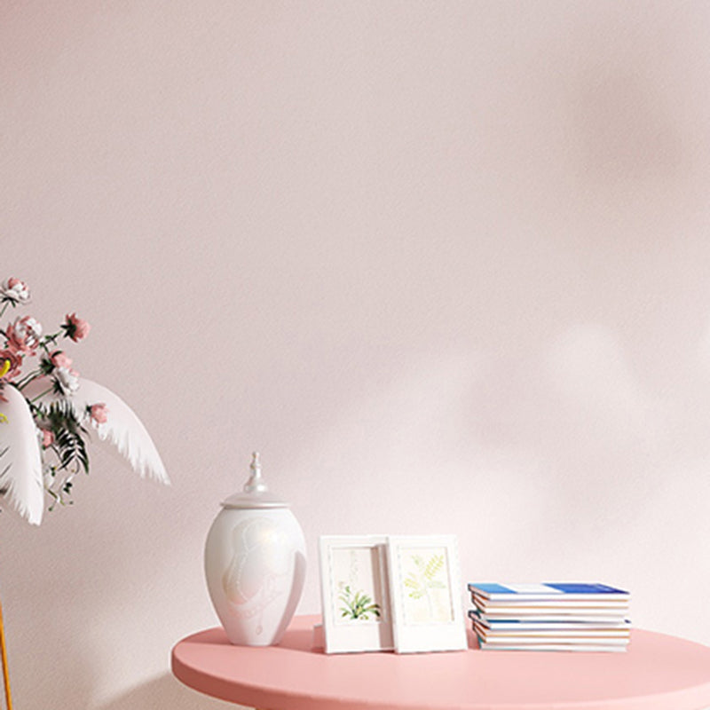 Contemporary Pearl Wainscoting PVC Wall Access Panel Peel and Stick Foam Baseboard Light Pink 9'2\ (280cm) Clearhalo 'Flooring 'Home Improvement' 'home_improvement' 'home_improvement_wall_paneling' 'Wall Paneling' 'wall_paneling' 'Walls & Ceilings' Walls and Ceiling' 7080028