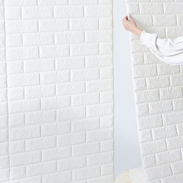 Industrial Pearl Wainscoting PVC Wall Access Panel Peel and Stick Wall Tile Clearhalo 'Flooring 'Home Improvement' 'home_improvement' 'home_improvement_wall_paneling' 'Wall Paneling' 'wall_paneling' 'Walls & Ceilings' Walls and Ceiling' 7080112