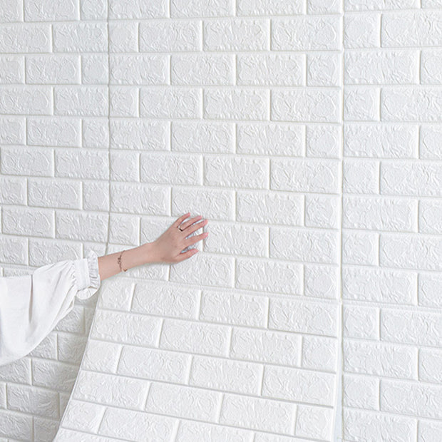 Industrial Pearl Wainscoting PVC Wall Access Panel Peel and Stick Wall Tile Clearhalo 'Flooring 'Home Improvement' 'home_improvement' 'home_improvement_wall_paneling' 'Wall Paneling' 'wall_paneling' 'Walls & Ceilings' Walls and Ceiling' 7080113