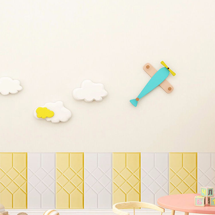 Contemporary Wall Covering Paneling Smooth Bedroom Wall Interior Upholstered Plank Clearhalo 'Flooring 'Home Improvement' 'home_improvement' 'home_improvement_wall_paneling' 'Wall Paneling' 'wall_paneling' 'Walls & Ceilings' Walls and Ceiling' 7080145