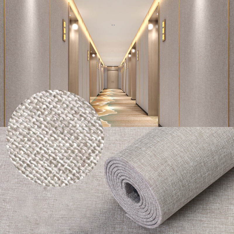 Modern Wall Covering Paneling Flax Wall Interior Upholstered Plank Grey Clearhalo 'Flooring 'Home Improvement' 'home_improvement' 'home_improvement_wall_paneling' 'Wall Paneling' 'wall_paneling' 'Walls & Ceilings' Walls and Ceiling' 7080150