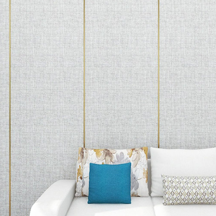 Modern Wall Covering Paneling Flax Wall Interior Upholstered Plank Clearhalo 'Flooring 'Home Improvement' 'home_improvement' 'home_improvement_wall_paneling' 'Wall Paneling' 'wall_paneling' 'Walls & Ceilings' Walls and Ceiling' 7080153