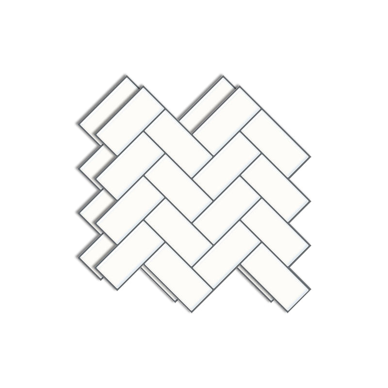 Matte Square Peel & Stick Tile Stone Composite Subway Tile for Kitchen Backsplash White Clearhalo 'Flooring 'Home Improvement' 'home_improvement' 'home_improvement_peel_stick_blacksplash' 'Peel & Stick Backsplash Tile' 'peel_stick_blacksplash' 'Walls & Ceilings' Walls and Ceiling' 7080270