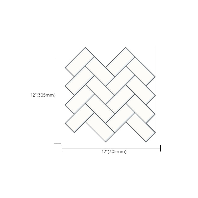 Matte Square Peel & Stick Tile Stone Composite Subway Tile for Kitchen Backsplash Clearhalo 'Flooring 'Home Improvement' 'home_improvement' 'home_improvement_peel_stick_blacksplash' 'Peel & Stick Backsplash Tile' 'peel_stick_blacksplash' 'Walls & Ceilings' Walls and Ceiling' 7080285