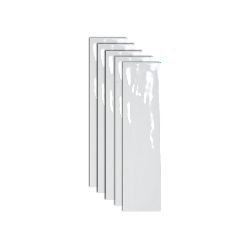 Porcelain Single Tile Contemporary Indoor Peel and Stick Wall Tile White Rectangle 200-Piece Set Clearhalo 'Flooring 'Home Improvement' 'home_improvement' 'home_improvement_peel_stick_blacksplash' 'Peel & Stick Backsplash Tile' 'peel_stick_blacksplash' 'Walls & Ceilings' Walls and Ceiling' 7080318