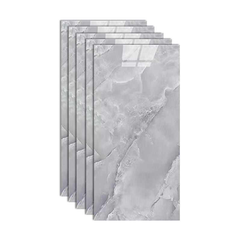 Stain Resistant Peel & Stick Tile Marbling Single Tile for Kitchen Backsplash Light Gray Clearhalo 'Flooring 'Home Improvement' 'home_improvement' 'home_improvement_peel_stick_blacksplash' 'Peel & Stick Backsplash Tile' 'peel_stick_blacksplash' 'Walls & Ceilings' Walls and Ceiling' 7080331