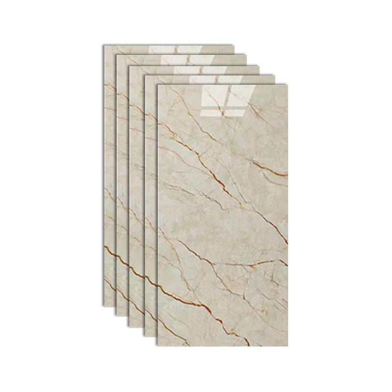 Stain Resistant Peel & Stick Tile Marbling Single Tile for Kitchen Backsplash Beige Clearhalo 'Flooring 'Home Improvement' 'home_improvement' 'home_improvement_peel_stick_blacksplash' 'Peel & Stick Backsplash Tile' 'peel_stick_blacksplash' 'Walls & Ceilings' Walls and Ceiling' 7080340