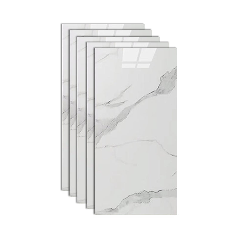 Stain Resistant Peel & Stick Tile Marbling Single Tile for Kitchen Backsplash Marble Clearhalo 'Flooring 'Home Improvement' 'home_improvement' 'home_improvement_peel_stick_blacksplash' 'Peel & Stick Backsplash Tile' 'peel_stick_blacksplash' 'Walls & Ceilings' Walls and Ceiling' 7080345