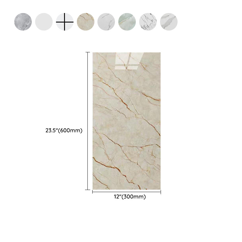 Stain Resistant Peel & Stick Tile Marbling Single Tile for Kitchen Backsplash Clearhalo 'Flooring 'Home Improvement' 'home_improvement' 'home_improvement_peel_stick_blacksplash' 'Peel & Stick Backsplash Tile' 'peel_stick_blacksplash' 'Walls & Ceilings' Walls and Ceiling' 7080346