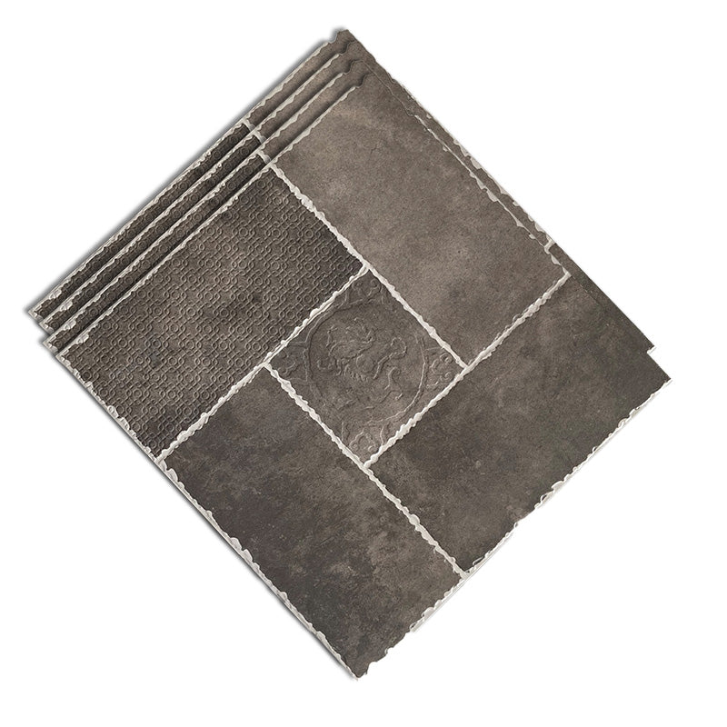Modern Style Outdoor Floor Tile Square Straight Edge Vintage Floor Tile Brown Clearhalo 'Floor Tiles & Wall Tiles' 'floor_tiles_wall_tiles' 'Flooring 'Home Improvement' 'home_improvement' 'home_improvement_floor_tiles_wall_tiles' Walls and Ceiling' 7080413