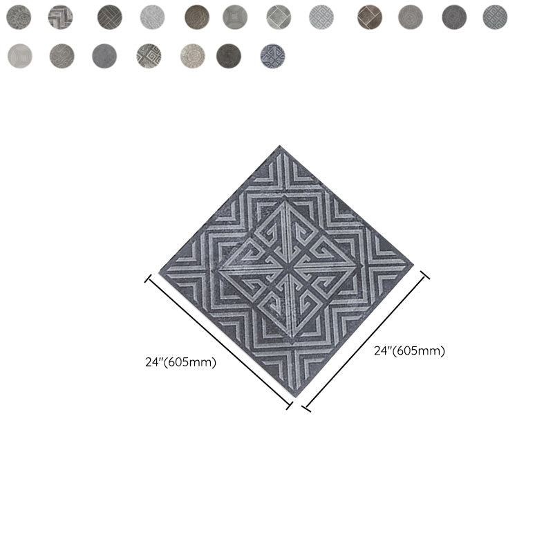 Modern Style Outdoor Floor Tile Square Straight Edge Vintage Floor Tile Clearhalo 'Floor Tiles & Wall Tiles' 'floor_tiles_wall_tiles' 'Flooring 'Home Improvement' 'home_improvement' 'home_improvement_floor_tiles_wall_tiles' Walls and Ceiling' 7080434