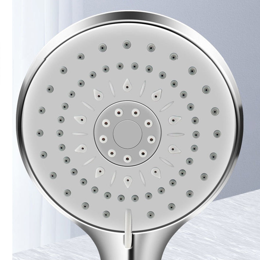 Modern Adjustable Hand Shower Chrome Round Handheld Shower Head Clearhalo 'Bathroom Remodel & Bathroom Fixtures' 'Home Improvement' 'home_improvement' 'home_improvement_shower_heads' 'Shower Heads' 'shower_heads' 'Showers & Bathtubs Plumbing' 'Showers & Bathtubs' 7080442