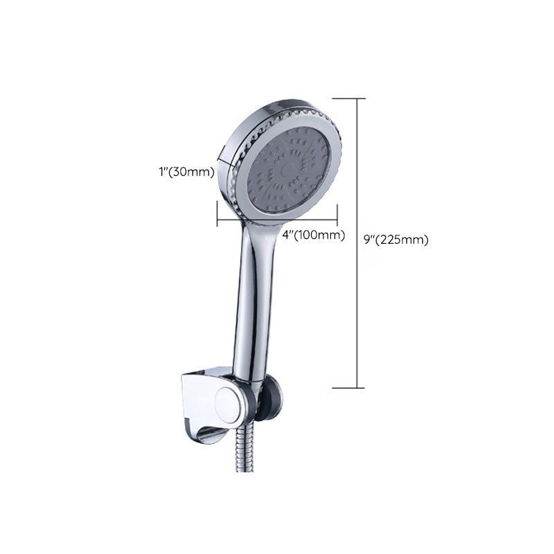 Shower Head Combo Rain Fall Modern Polished Chrome Spray Head Clearhalo 'Bathroom Remodel & Bathroom Fixtures' 'Home Improvement' 'home_improvement' 'home_improvement_shower_heads' 'Shower Heads' 'shower_heads' 'Showers & Bathtubs Plumbing' 'Showers & Bathtubs' 7080452