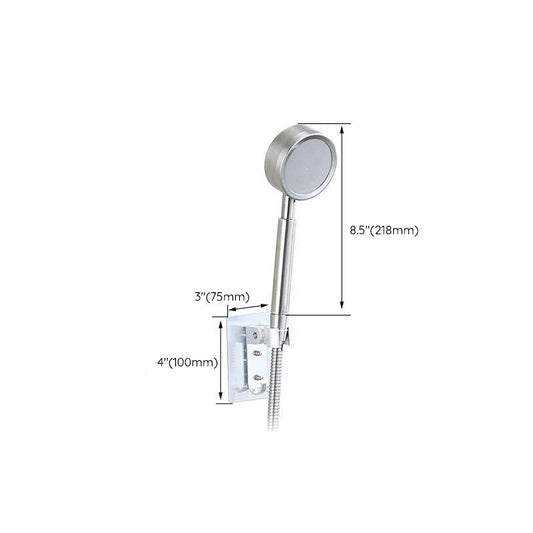 Modern Hand Shower Stainless Steel Handheld Shower Head Wall-Mount Shower Combo Clearhalo 'Bathroom Remodel & Bathroom Fixtures' 'Home Improvement' 'home_improvement' 'home_improvement_shower_heads' 'Shower Heads' 'shower_heads' 'Showers & Bathtubs Plumbing' 'Showers & Bathtubs' 7080462