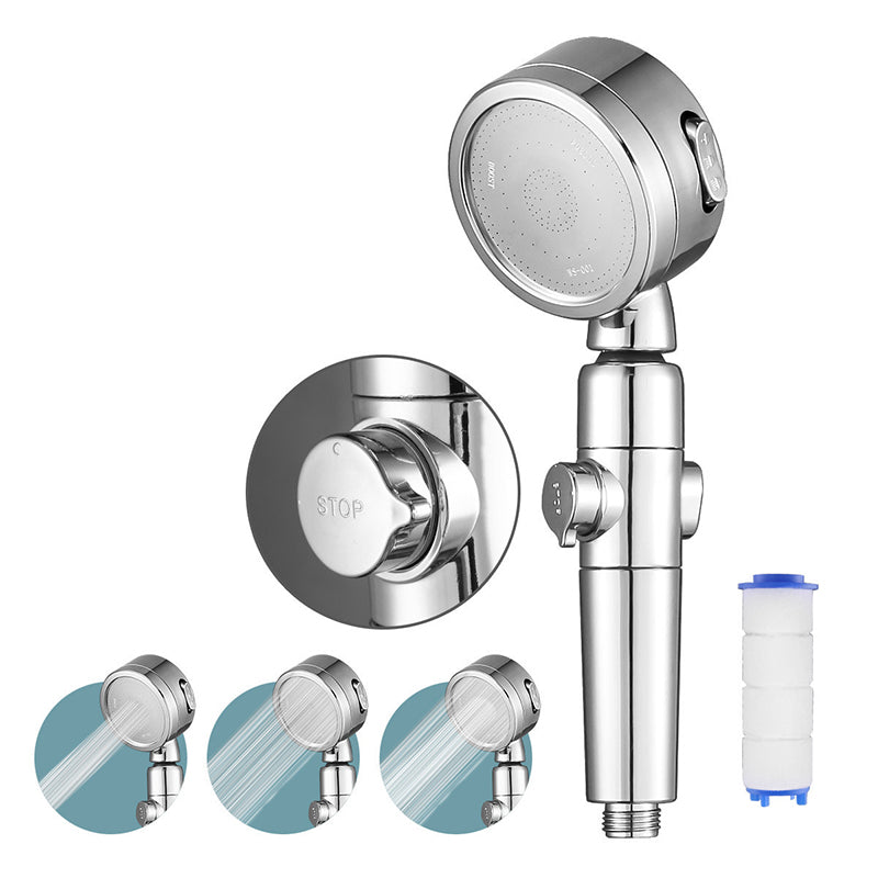 Modern Hand Shower Stainless Steel Adjustable Shower Head Water Efficient Shower Combo Clearhalo 'Bathroom Remodel & Bathroom Fixtures' 'Home Improvement' 'home_improvement' 'home_improvement_shower_heads' 'Shower Heads' 'shower_heads' 'Showers & Bathtubs Plumbing' 'Showers & Bathtubs' 7080472