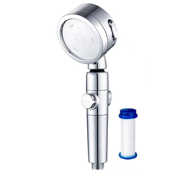 Modern Hand Shower Stainless Steel Adjustable Shower Head Water Efficient Shower Combo Silver Clearhalo 'Bathroom Remodel & Bathroom Fixtures' 'Home Improvement' 'home_improvement' 'home_improvement_shower_heads' 'Shower Heads' 'shower_heads' 'Showers & Bathtubs Plumbing' 'Showers & Bathtubs' 7080478