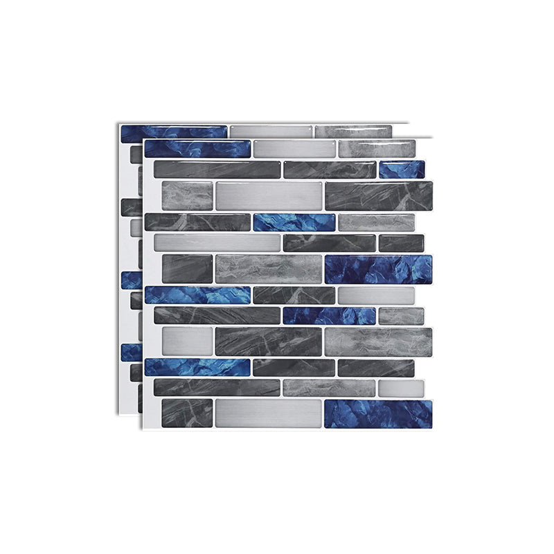 Square Peel & Stick Tile Stone Composite Subway Tile for Backsplash Wall Royal Blue Clearhalo 'Flooring 'Home Improvement' 'home_improvement' 'home_improvement_peel_stick_blacksplash' 'Peel & Stick Backsplash Tile' 'peel_stick_blacksplash' 'Walls & Ceilings' Walls and Ceiling' 7080794