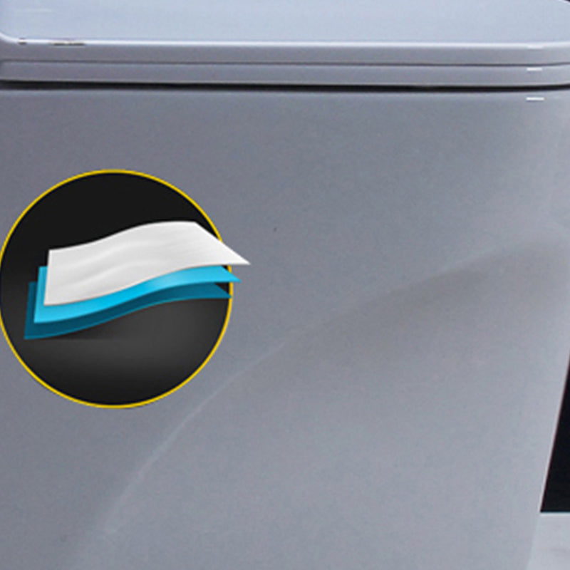 Contemporary White Flush Toilet Floor Mount Toilet Bowl for Washroom Clearhalo 'Bathroom Remodel & Bathroom Fixtures' 'Home Improvement' 'home_improvement' 'home_improvement_toilets' 'Toilets & Bidets' 'Toilets' 7081302