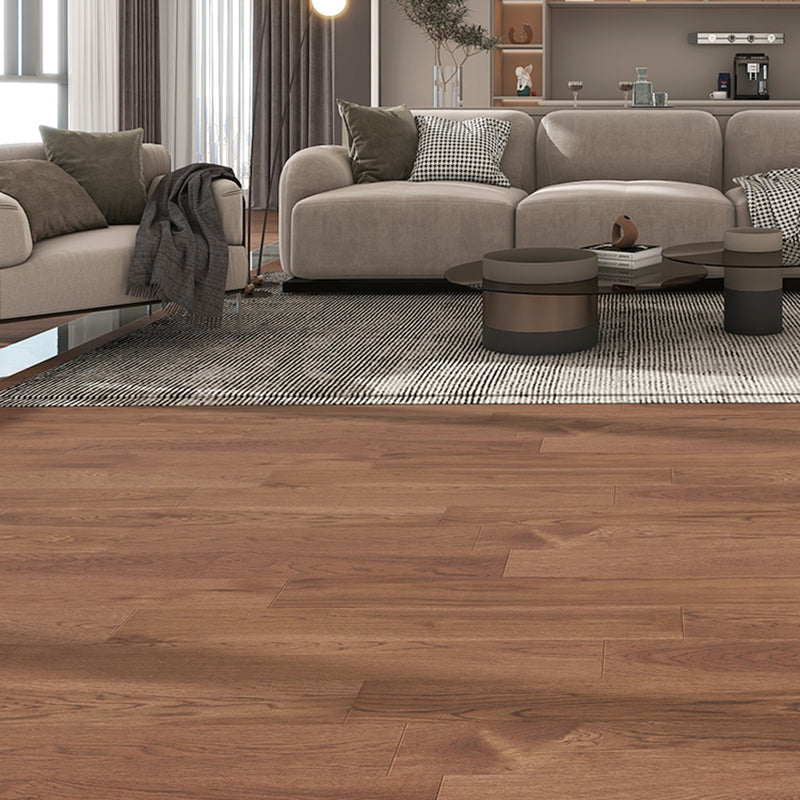 Smooth Wood Flooring Tile Solid Wood Click Lock Wood Tile Set Clearhalo 'Flooring 'Hardwood Flooring' 'hardwood_flooring' 'Home Improvement' 'home_improvement' 'home_improvement_hardwood_flooring' Walls and Ceiling' 7081524