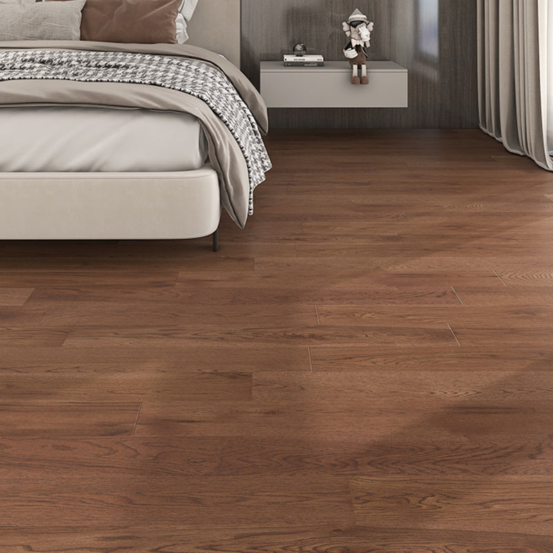 Smooth Wood Flooring Tile Solid Wood Click Lock Wood Tile Set Clearhalo 'Flooring 'Hardwood Flooring' 'hardwood_flooring' 'Home Improvement' 'home_improvement' 'home_improvement_hardwood_flooring' Walls and Ceiling' 7081525