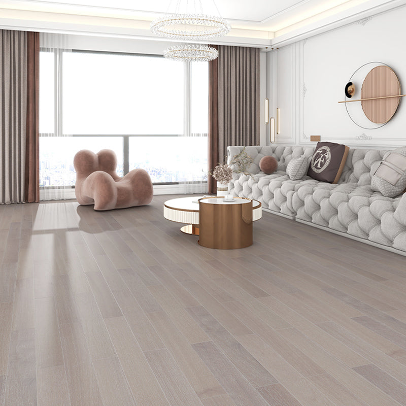Contemporary Floor Bullnose Click lock Smooth Wooden Wall Planks Clearhalo 'Flooring 'Hardwood Flooring' 'hardwood_flooring' 'Home Improvement' 'home_improvement' 'home_improvement_hardwood_flooring' Walls and Ceiling' 7081538