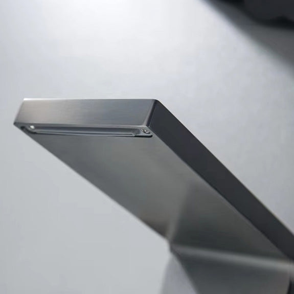 Wall Mounted Bathroom Faucet Waterfall Spout with Lever Handle Clearhalo 'Bathroom Remodel & Bathroom Fixtures' 'Bathroom Sink Faucets' 'Bathroom Sinks & Faucet Components' 'bathroom_sink_faucets' 'Home Improvement' 'home_improvement' 'home_improvement_bathroom_sink_faucets' 7081646