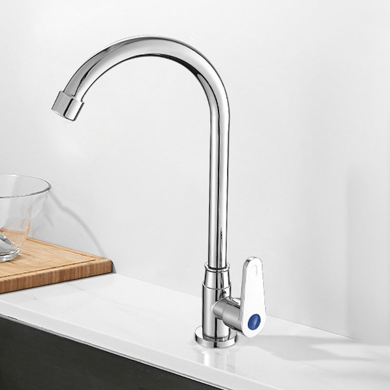 Modern Bridge Faucet Stainless Steel with Handles and Supply Lines Kitchen Sink Faucet 12"L x 6"W x 10"H (Wide Handle) Cold Water Dispensers Clearhalo 'Home Improvement' 'home_improvement' 'home_improvement_kitchen_faucets' 'Kitchen Faucets' 'Kitchen Remodel & Kitchen Fixtures' 'Kitchen Sinks & Faucet Components' 'kitchen_faucets' 7081663