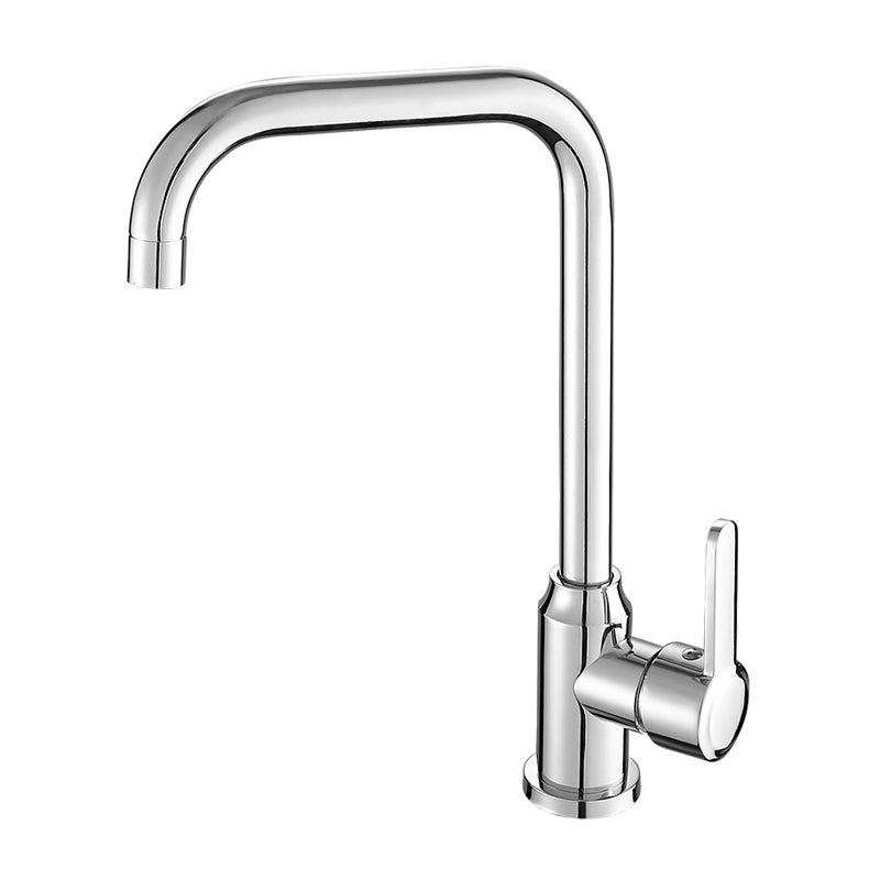 Modern Bridge Faucet Stainless Steel with Handles and Supply Lines Kitchen Sink Faucet Clearhalo 'Home Improvement' 'home_improvement' 'home_improvement_kitchen_faucets' 'Kitchen Faucets' 'Kitchen Remodel & Kitchen Fixtures' 'Kitchen Sinks & Faucet Components' 'kitchen_faucets' 7081669
