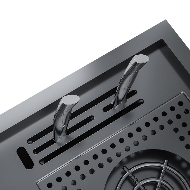 Stainless Steel Kitchen Sink Single Bowl Workstation Sink with Soundproofing Clearhalo 'Home Improvement' 'home_improvement' 'home_improvement_kitchen_sinks' 'Kitchen Remodel & Kitchen Fixtures' 'Kitchen Sinks & Faucet Components' 'Kitchen Sinks' 'kitchen_sinks' 7081769