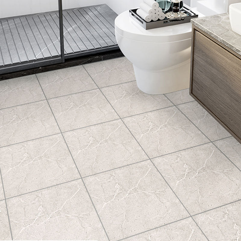 Modern Peel & Stick Mosaic Tile Square PVC Single Tile Tile-Peel & Stick Grey Clearhalo 'Flooring 'Home Improvement' 'home_improvement' 'home_improvement_vinyl_flooring' 'Vinyl Flooring' 'vinyl_flooring' Walls and Ceiling' 7082589