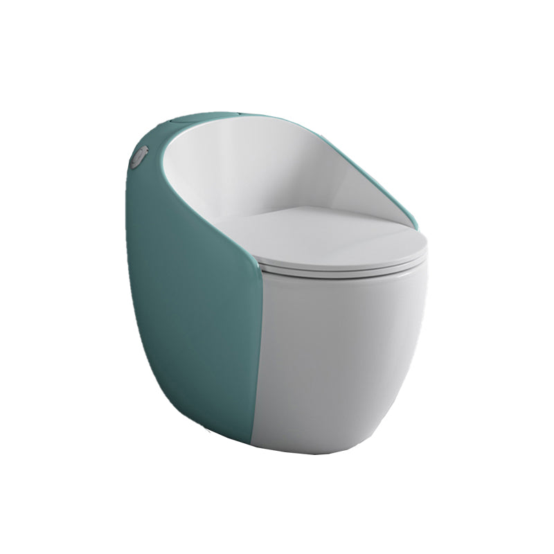 Modern Ceramic Flush Toilet One Piece Toilet Bowl for Washroom Clearhalo 'Bathroom Remodel & Bathroom Fixtures' 'Home Improvement' 'home_improvement' 'home_improvement_toilets' 'Toilets & Bidets' 'Toilets' 7087652