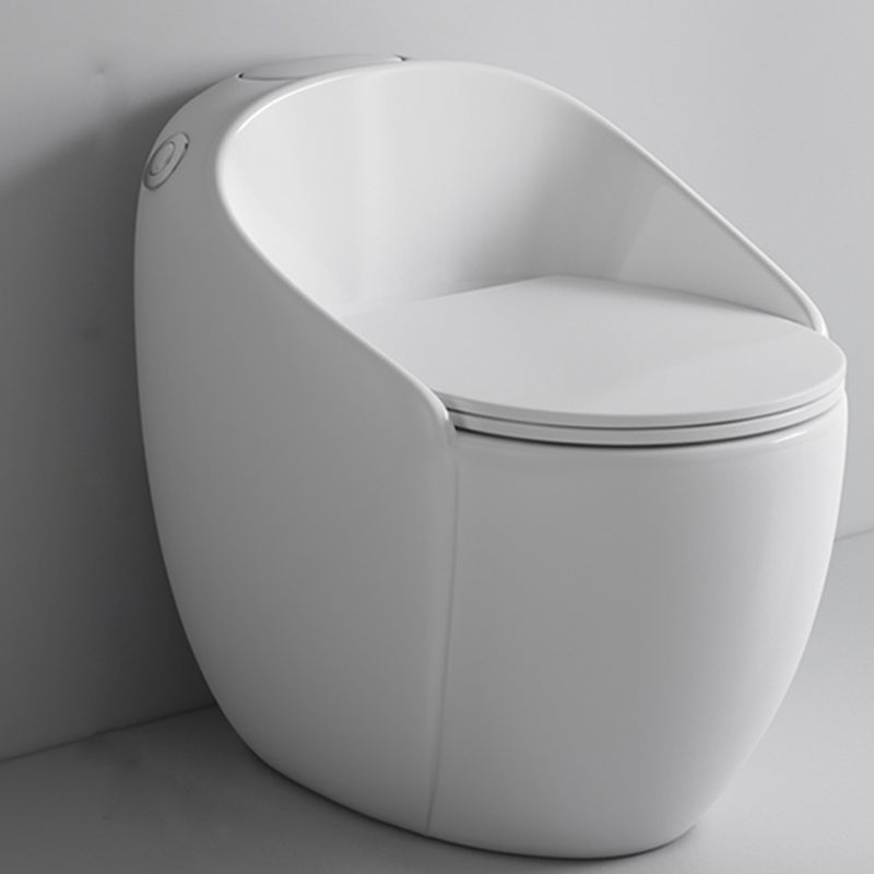 Modern Ceramic Flush Toilet One Piece Toilet Bowl for Washroom White 12" Clearhalo 'Bathroom Remodel & Bathroom Fixtures' 'Home Improvement' 'home_improvement' 'home_improvement_toilets' 'Toilets & Bidets' 'Toilets' 7087659