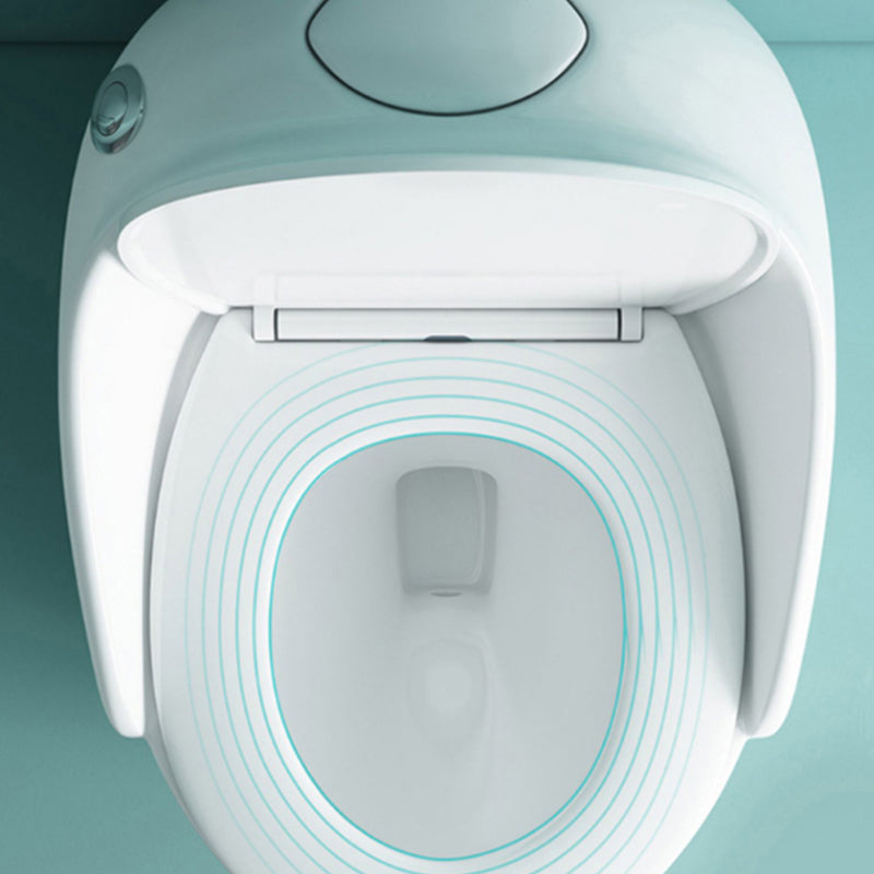 Modern Ceramic Flush Toilet One Piece Toilet Bowl for Washroom Clearhalo 'Bathroom Remodel & Bathroom Fixtures' 'Home Improvement' 'home_improvement' 'home_improvement_toilets' 'Toilets & Bidets' 'Toilets' 7087661