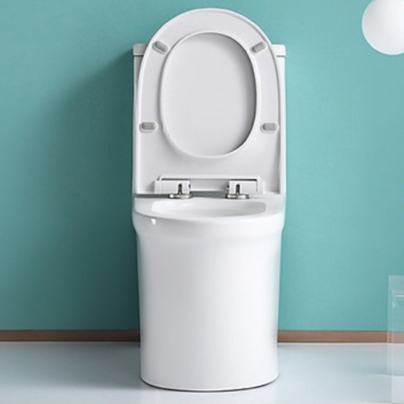 Traditional Ceramic Flush Toilet One Piece Toilet Bowl for Bathroom Clearhalo 'Bathroom Remodel & Bathroom Fixtures' 'Home Improvement' 'home_improvement' 'home_improvement_toilets' 'Toilets & Bidets' 'Toilets' 7087663
