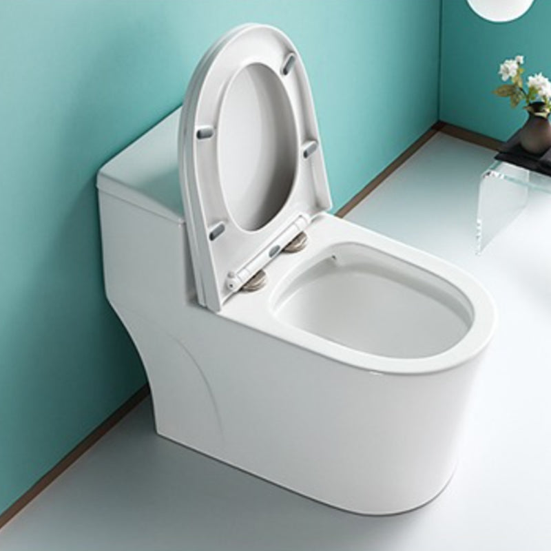 Traditional Ceramic Flush Toilet One Piece Toilet Bowl for Bathroom Clearhalo 'Bathroom Remodel & Bathroom Fixtures' 'Home Improvement' 'home_improvement' 'home_improvement_toilets' 'Toilets & Bidets' 'Toilets' 7087665