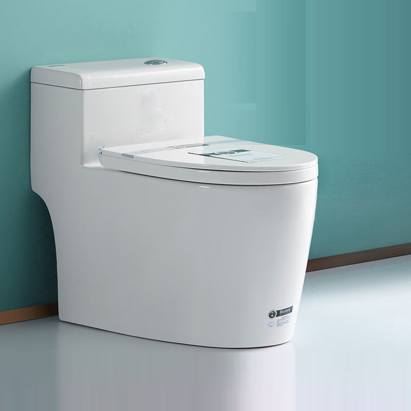 Traditional Ceramic Flush Toilet One Piece Toilet Bowl for Bathroom 16"L x 28"W x 24"H Clearhalo 'Bathroom Remodel & Bathroom Fixtures' 'Home Improvement' 'home_improvement' 'home_improvement_toilets' 'Toilets & Bidets' 'Toilets' 7087670