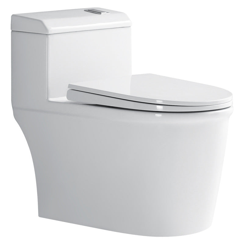 Traditional Ceramic Flush Toilet One Piece Toilet Bowl for Bathroom Clearhalo 'Bathroom Remodel & Bathroom Fixtures' 'Home Improvement' 'home_improvement' 'home_improvement_toilets' 'Toilets & Bidets' 'Toilets' 7087671