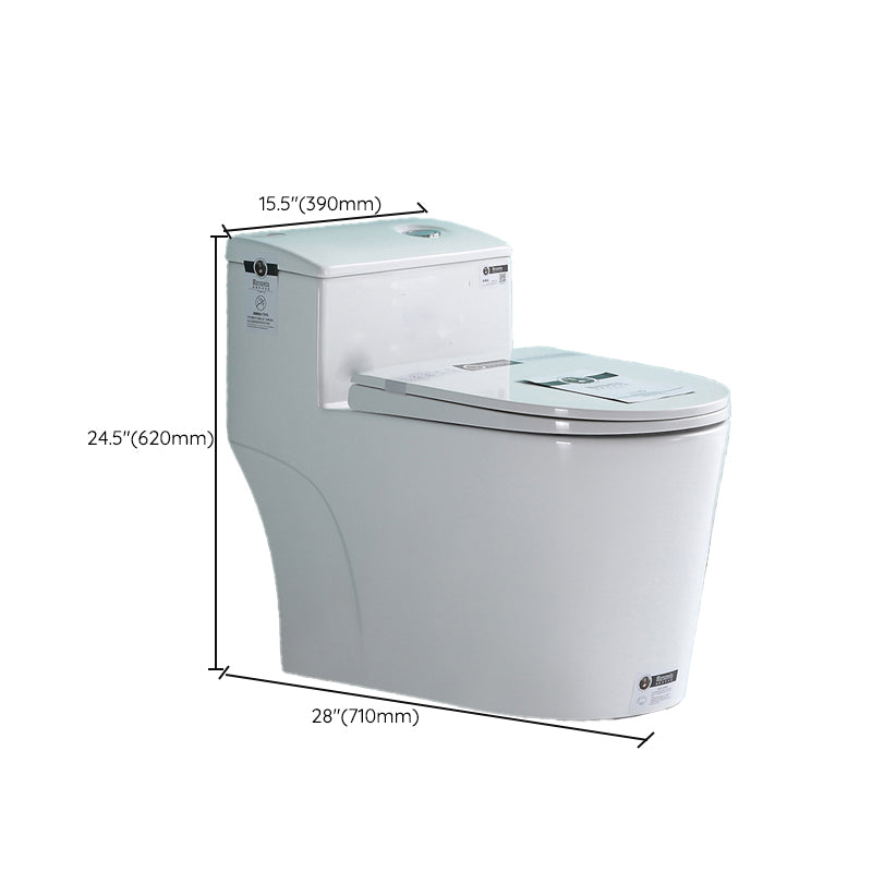Traditional Ceramic Flush Toilet One Piece Toilet Bowl for Bathroom Clearhalo 'Bathroom Remodel & Bathroom Fixtures' 'Home Improvement' 'home_improvement' 'home_improvement_toilets' 'Toilets & Bidets' 'Toilets' 7087683