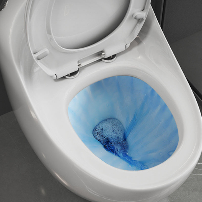 Contemporary Floor Mount Flush Toilet Siphon Jet Toilet Bowl for Washroom Clearhalo 'Bathroom Remodel & Bathroom Fixtures' 'Home Improvement' 'home_improvement' 'home_improvement_toilets' 'Toilets & Bidets' 'Toilets' 7087726