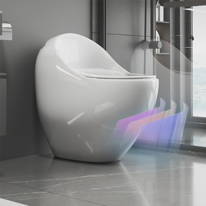 Contemporary Floor Mount Flush Toilet Siphon Jet Toilet Bowl for Washroom Clearhalo 'Bathroom Remodel & Bathroom Fixtures' 'Home Improvement' 'home_improvement' 'home_improvement_toilets' 'Toilets & Bidets' 'Toilets' 7087730