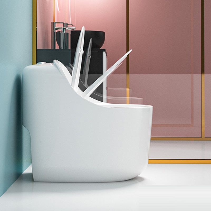 Modern Ceramic Flush Toilet Slow Close Seat Included Urine Toilet for Bathroom Clearhalo 'Bathroom Remodel & Bathroom Fixtures' 'Home Improvement' 'home_improvement' 'home_improvement_toilets' 'Toilets & Bidets' 'Toilets' 7087741