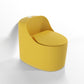 Modern Ceramic Flush Toilet Slow Close Seat Included Urine Toilet for Bathroom Yellow Clearhalo 'Bathroom Remodel & Bathroom Fixtures' 'Home Improvement' 'home_improvement' 'home_improvement_toilets' 'Toilets & Bidets' 'Toilets' 7087747