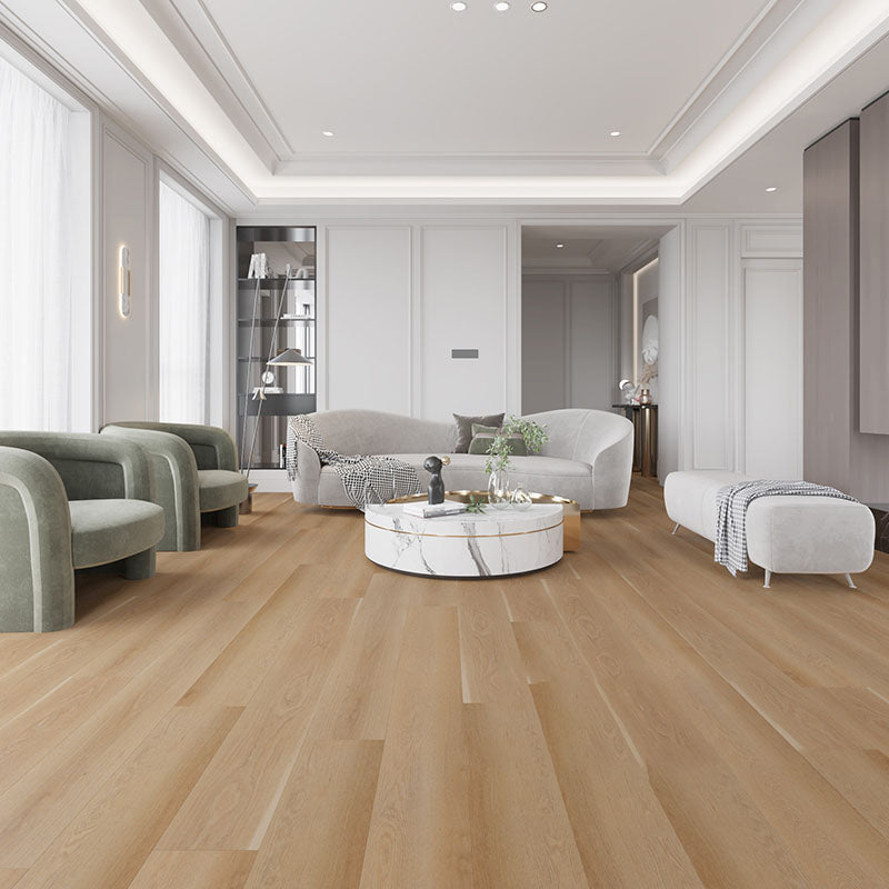 Wooden Laminate Water Resistant Click Lock Textured Indoor Rectangular Laminate Floor Light Wood Clearhalo 'Flooring 'Home Improvement' 'home_improvement' 'home_improvement_laminate_flooring' 'Laminate Flooring' 'laminate_flooring' Walls and Ceiling' 7097529