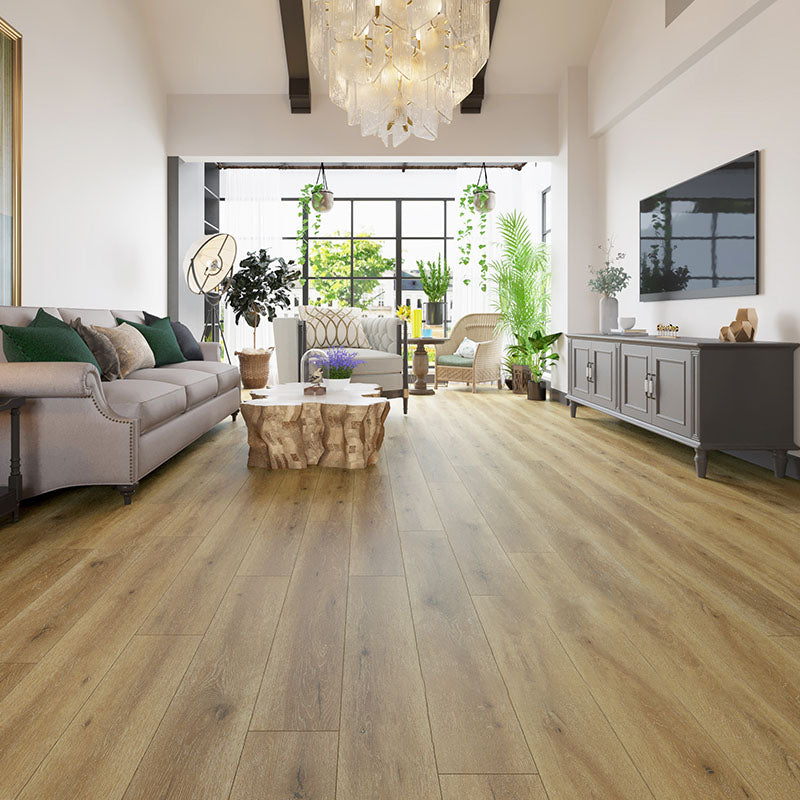 Wooden Laminate Rectangular Click Lock Scratch Resistant Waterproof Laminate Floor Clearhalo 'Flooring 'Home Improvement' 'home_improvement' 'home_improvement_laminate_flooring' 'Laminate Flooring' 'laminate_flooring' Walls and Ceiling' 7097595