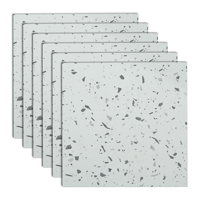 Square Laminate Floor Waterproof Click Lock Marble Pattern Modern Laminate Flooring White Gray Clearhalo 'Flooring 'Home Improvement' 'home_improvement' 'home_improvement_laminate_flooring' 'Laminate Flooring' 'laminate_flooring' Walls and Ceiling' 7097641