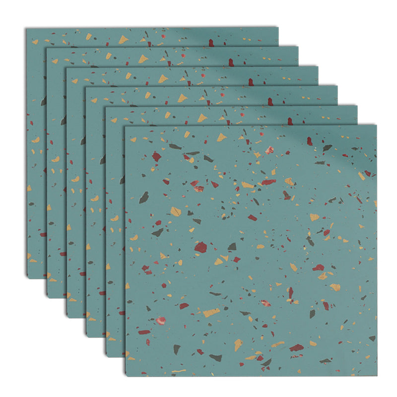 Square Laminate Floor Waterproof Click Lock Marble Pattern Modern Laminate Flooring Blue 107.6 sq ft. - 30 Pieces Clearhalo 'Flooring 'Home Improvement' 'home_improvement' 'home_improvement_laminate_flooring' 'Laminate Flooring' 'laminate_flooring' Walls and Ceiling' 7097674