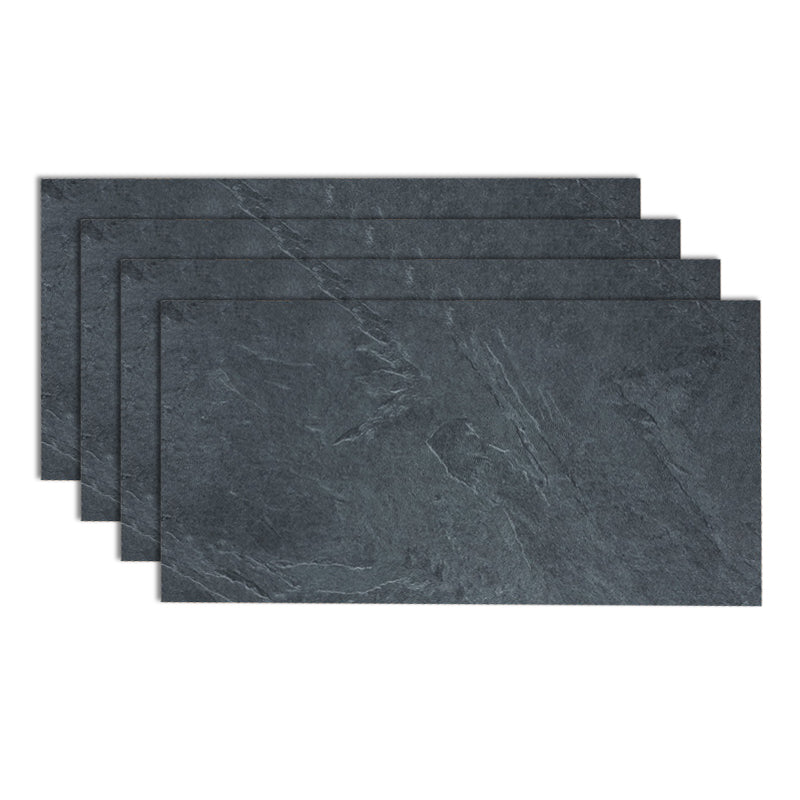 Modern Laminate Floor Rectangular Marble Painting Click Wooden Indoor Laminate Floor Black Gray Clearhalo 'Flooring 'Home Improvement' 'home_improvement' 'home_improvement_laminate_flooring' 'Laminate Flooring' 'laminate_flooring' Walls and Ceiling' 7097685