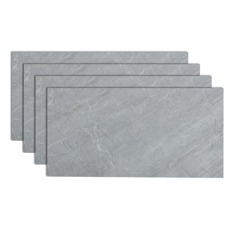 Modern Laminate Floor Rectangular Marble Painting Click Wooden Indoor Laminate Floor Silver Gray Clearhalo 'Flooring 'Home Improvement' 'home_improvement' 'home_improvement_laminate_flooring' 'Laminate Flooring' 'laminate_flooring' Walls and Ceiling' 7097698